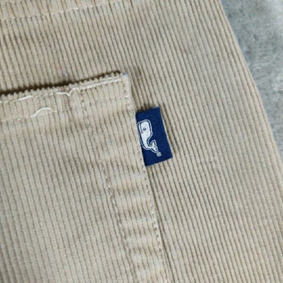 Vineyard Vines Pants Mens Classic Corduroy 38 X 28 Sand Bar Khaki Preppy - Picture 3 of 8